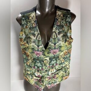 Floral Tapestry Vest By Dalmys